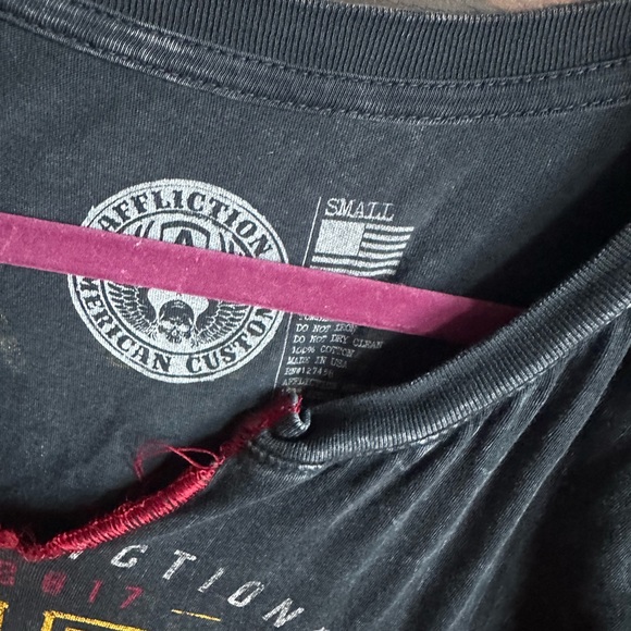Affliction Sturgus bike week woman’s shirt rally 77th Harley - Picture 5 of 7